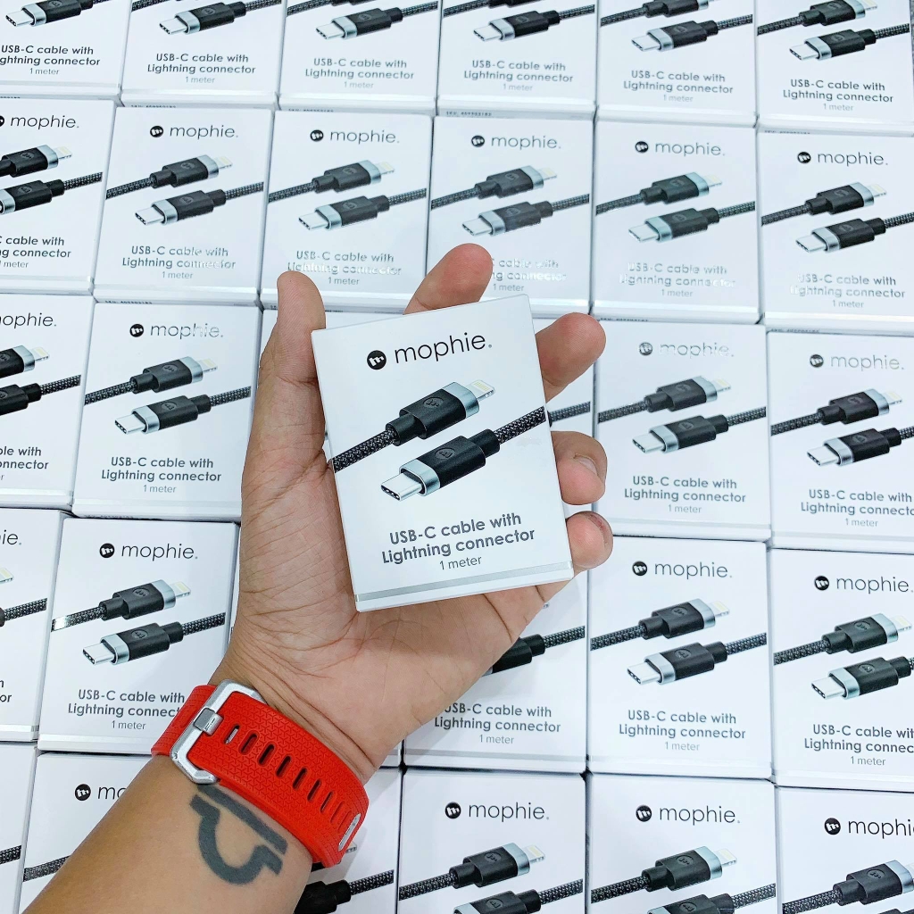 Cáp USB-C to Lightning chính hãng Mophie (1m)