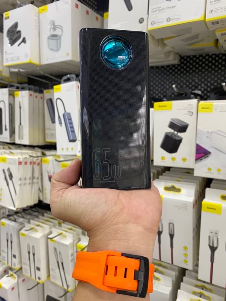 Pin sạc dự phòng công suất cao Baseus Amblight Digital Display Quick Charge Power Bank 65W, 30000 mAh