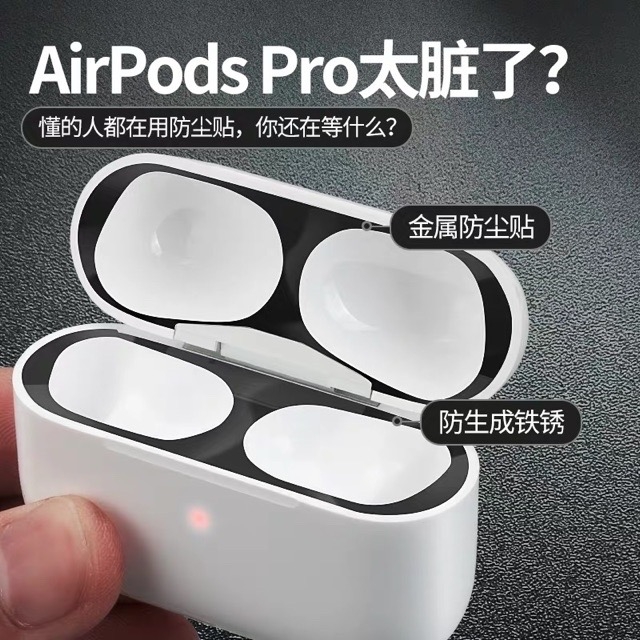 Dán chống bụi 18K Plated dành cho Airpods Pro