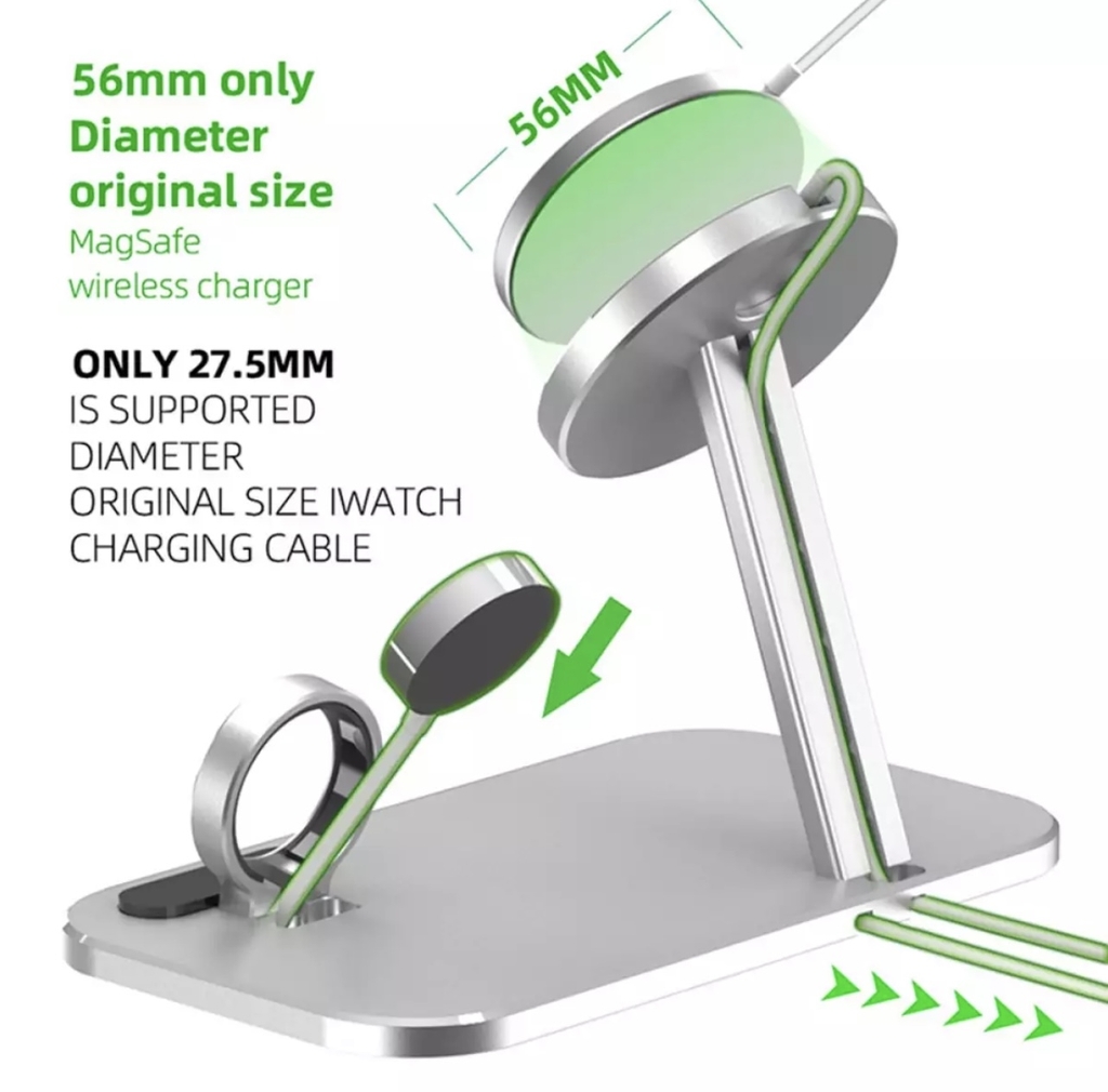 Giá đỡ HOCE cho sạc Magsafe iPhone 12 Pro Max & Apple Watch