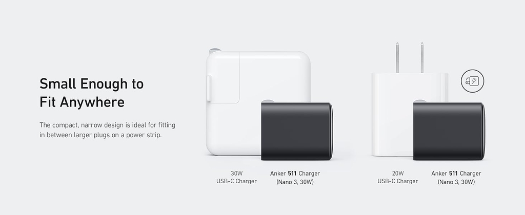 Sạc ANKER 511 Nano 3 30W PiQ 3.0/PD/PPS - A2147