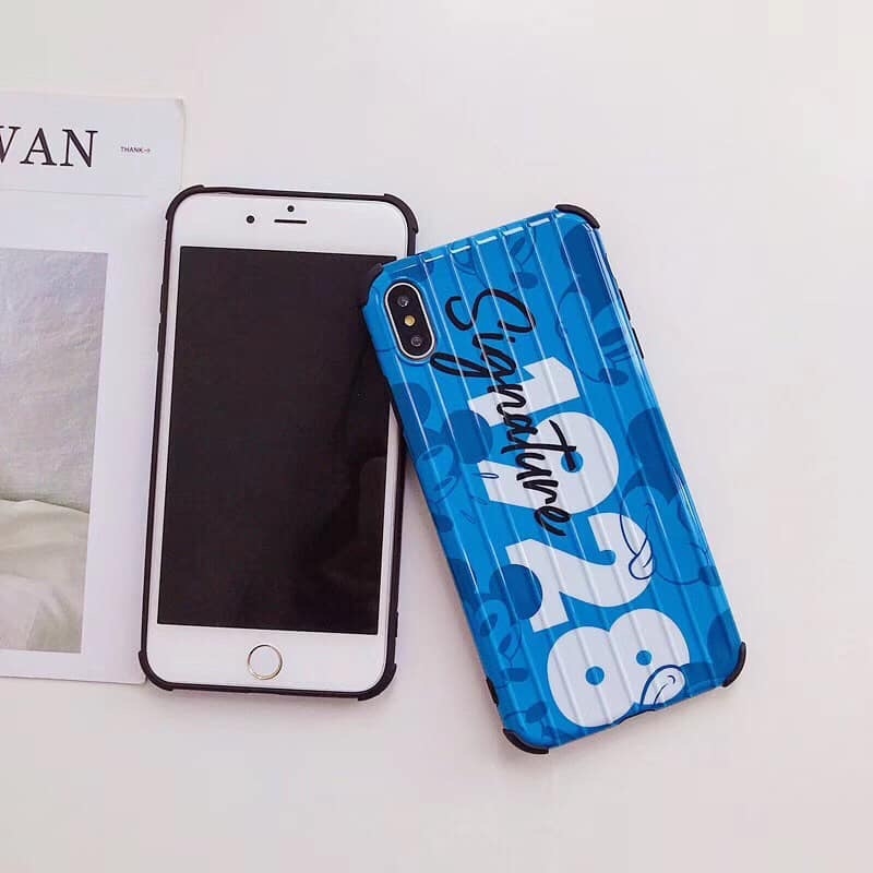 Ốp vali xanh signature 1928 cho iphone