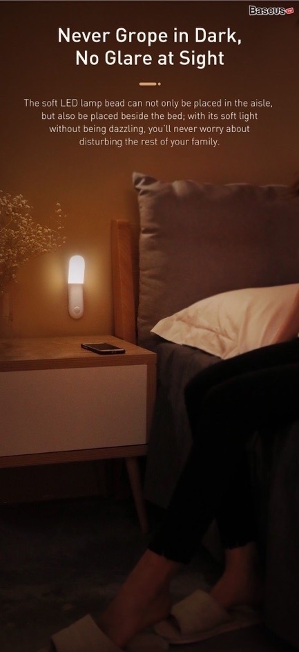 Đèn cảm ứng chuyển động thông minh Human Body Baseus