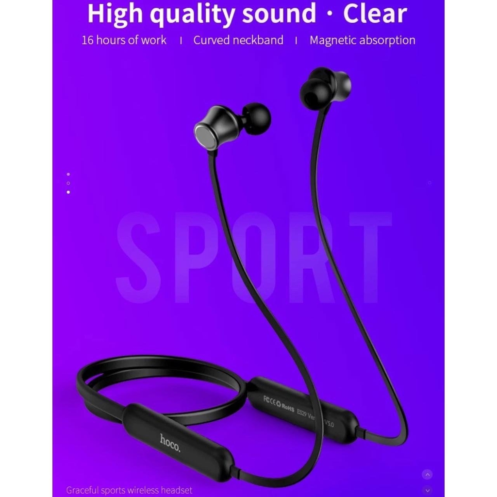 Tai nghe Bluetooth Thể Thao ES29 Graceful SPORTS chính hãng HOCO