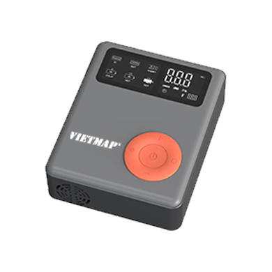 Kích bình kiêm bơm lốp 12000mah, Peakcurrent 2000A Vietmap DK-MF139
