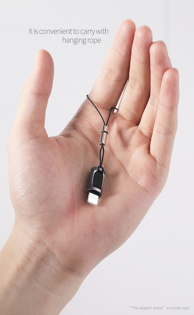 Adapter chuyển đổi Lightning to usb C Rock RCB0605