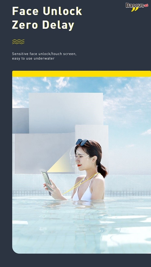 Túi chống nước dùng cho điện thoại Baseus Let''s go Slip Cover Waterproof Bag