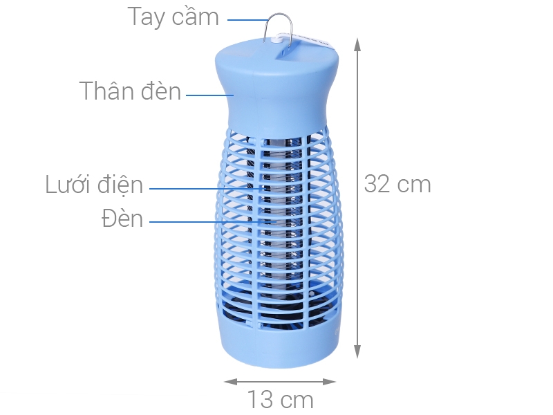 Đèn bắt muỗi Comet CM069