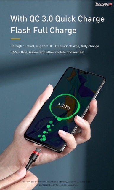 Cáp sạc nhanh C to C công suất 100W Baseus Cafule PD2.0 dùng cho iPad Pro/ Macbook/ Laptop/ Smartphone