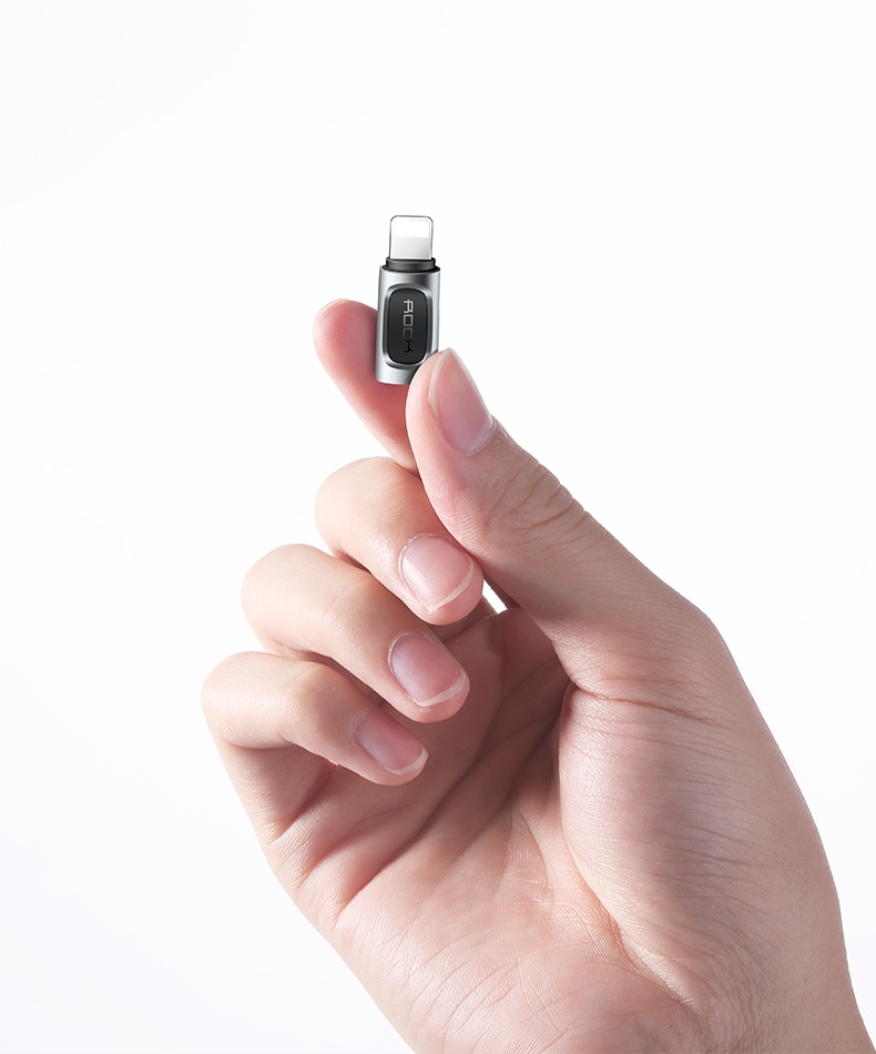 Adapter chuyển đổi Lightning to usb C Rock RCB0605