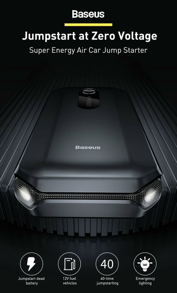 Bộ Kích Bình Baseus Super Energy Air Car Jump Starter ( 10000mAh, Peakcurrent 1000A)