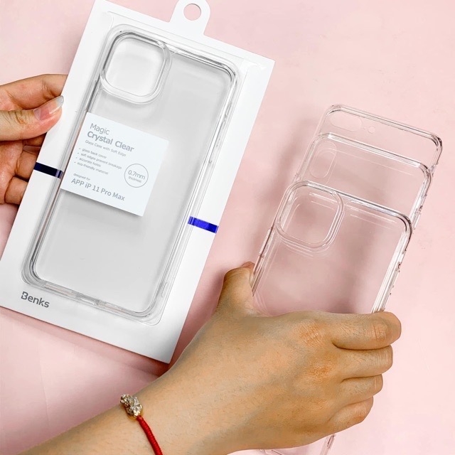 Ốp lưng kính trong suốt BENKS Magic Crystal Clear iPhone