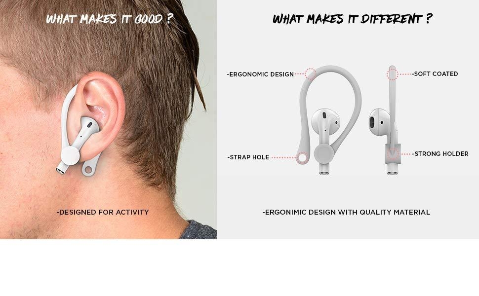 Bộ giữ tai nghe Airpods 2 in 1 Coteetci