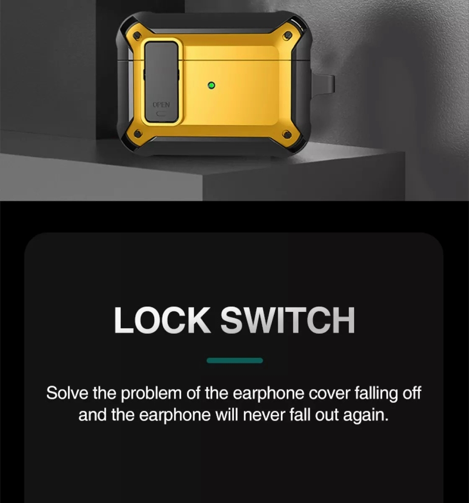 Ốp khoá công tắc chống sốc Sanptoch cho Airpods 3
