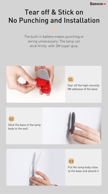 Đèn cảm ứng chuyển động thông minh Human Body Baseus