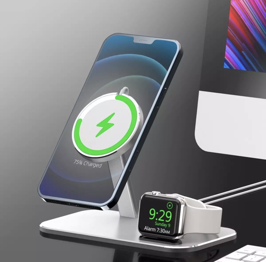 Giá đỡ HOCE cho sạc Magsafe iPhone 12 Pro Max & Apple Watch