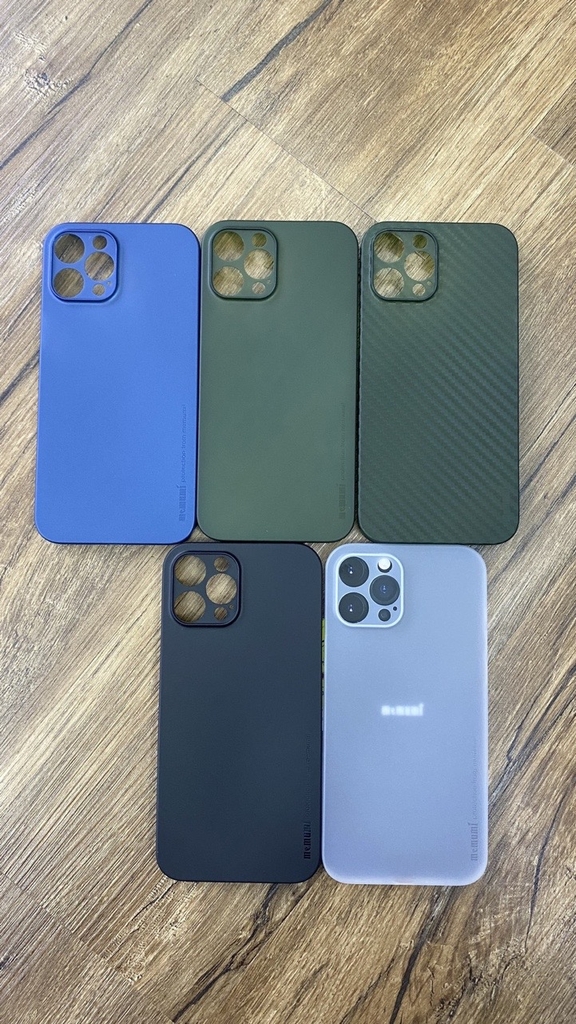 Ốp lụa siêu mỏng 0.3mm Memumi cho iPhone 12, 12 Pro Max