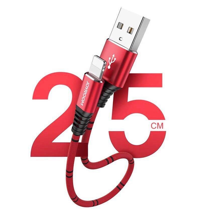 Cáp sạc Lightning ngắn 25cm - Chính hãng Joyroom