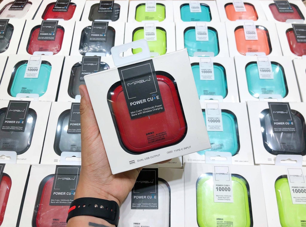 Sạc dự phòng không dây Mipow Cube X 10.000 mah