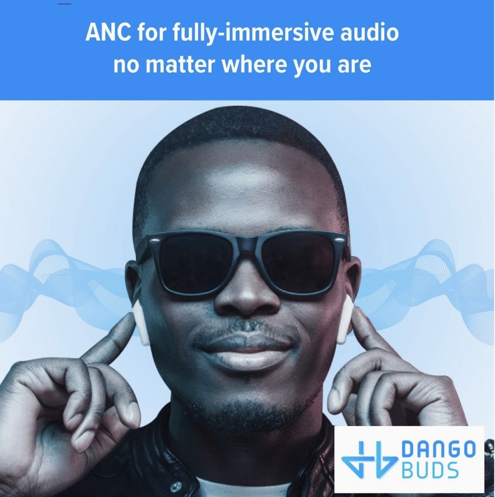 Tai Nghe bluetooth TWS DANGOBUDS, chống ồn chủ động ANC, Bluetooth 5.0