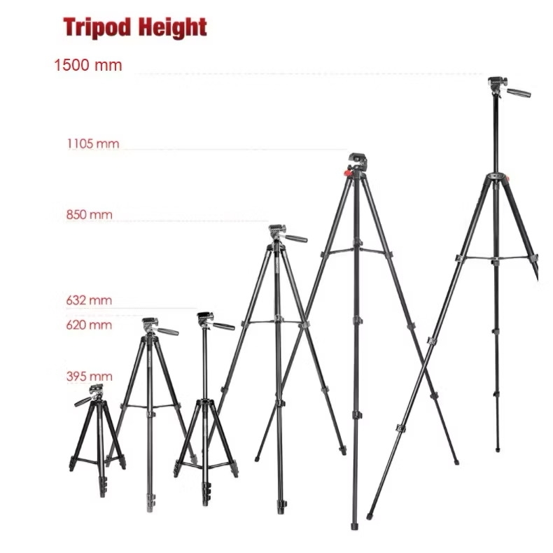 Tripod chân máy ảnh khung nhôm cao cấp NeePho NP-8810