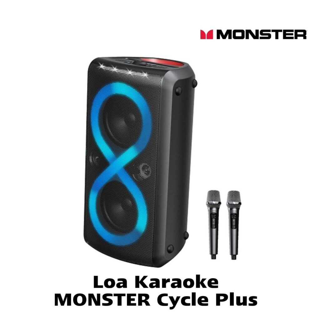 Loa Monster Cycle Plus, Công suất 120W, Bluetooth 5.1