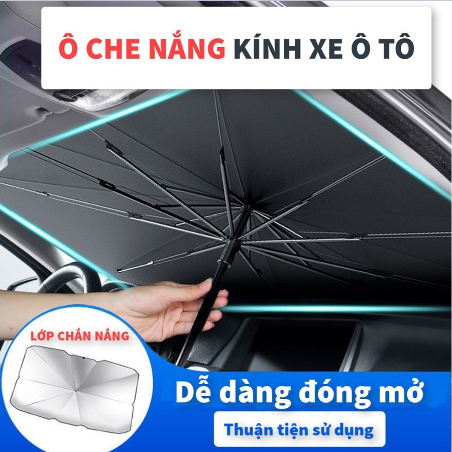 Ô che nắng kính lái cao cấp, Chống nắng, chống tia UV cho Xe Ô Tô