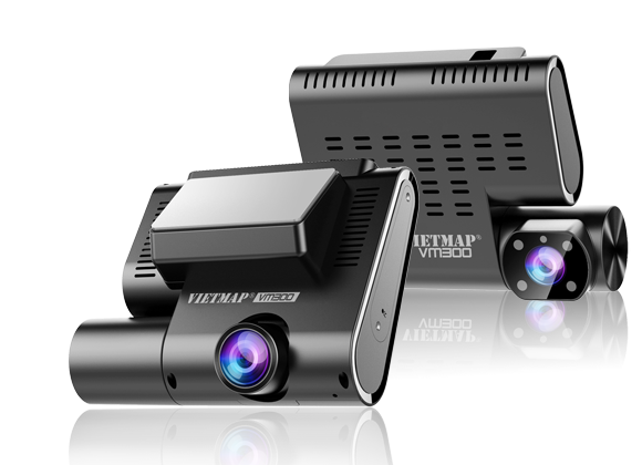 Camera Vietmap VM300 ghi hình trước và trong xe, đáp ứng nghị định 10/2020/NĐ-CP