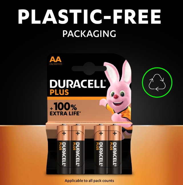 Pin tiểu AAA Duracell Plus dung lượng cao, pin Alkaline, vỉ 2 viên