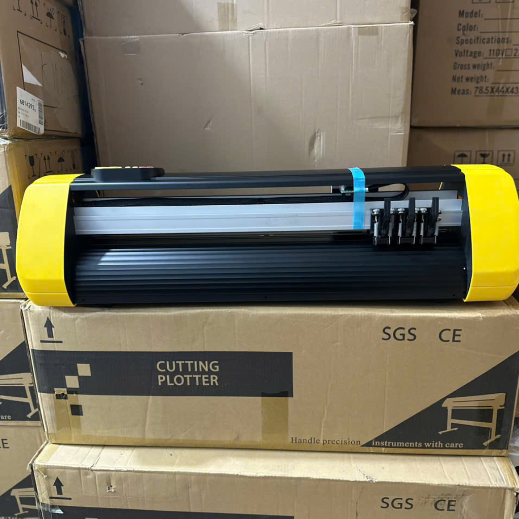 Máy cắt bế decal HT 720 Khổ 60 - Màu vàng