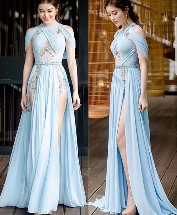 VÁY DẠ HỘI VD136  TRẮNG  Thanh An Dress