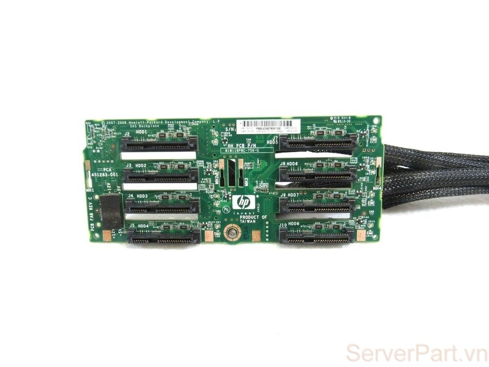Bo mạch ổ cứng HP Backplane hdd DL380 G6 G7 DL385 G5 8 port 2.5" 507690 ...
