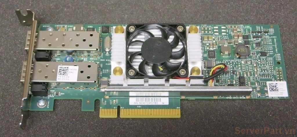 Card nic Dell Broadcom 57810S 10GbE 2 port FC SFP 0Y40PH BCM57810S ...
