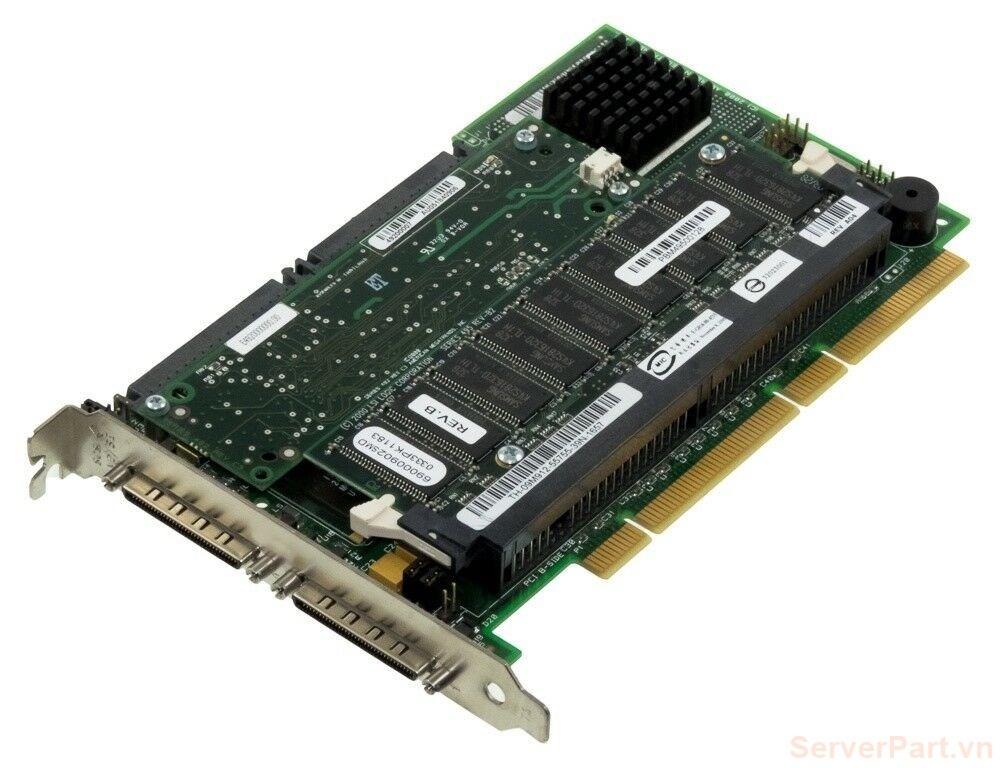 Card Raid scsi pcix Dell 3 DC 128mb 2pSCSI 2pSCSIext 09M912