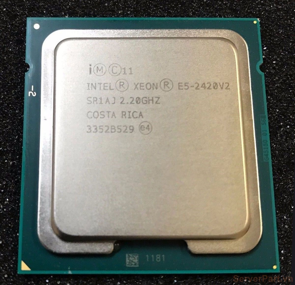 10872 Bộ xử lý CPU E5-2420 v2 (15M Cache, 2.20 GHz, 7.20 GT s) 6 cores 12 threads / socket 1356