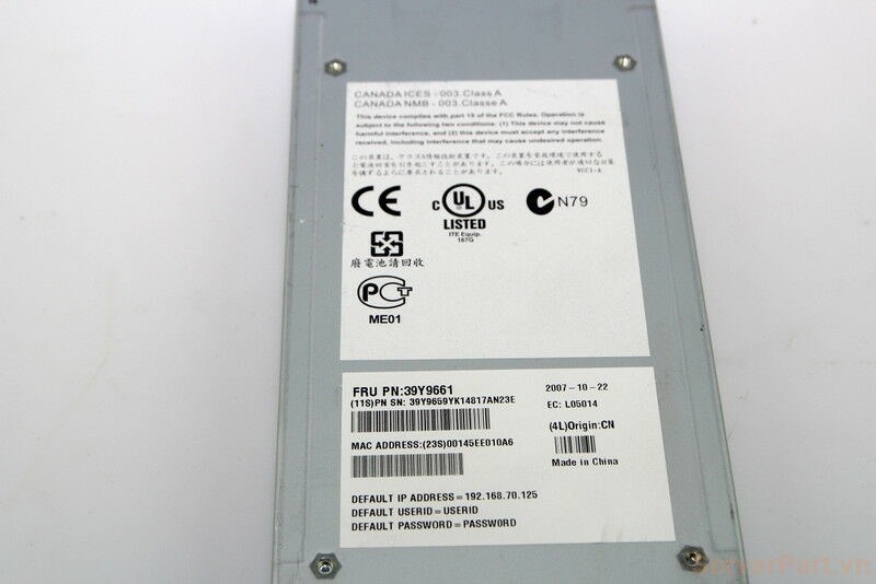 Mô đun Module Management IBM Bladecenter H Advanced Network Management ...