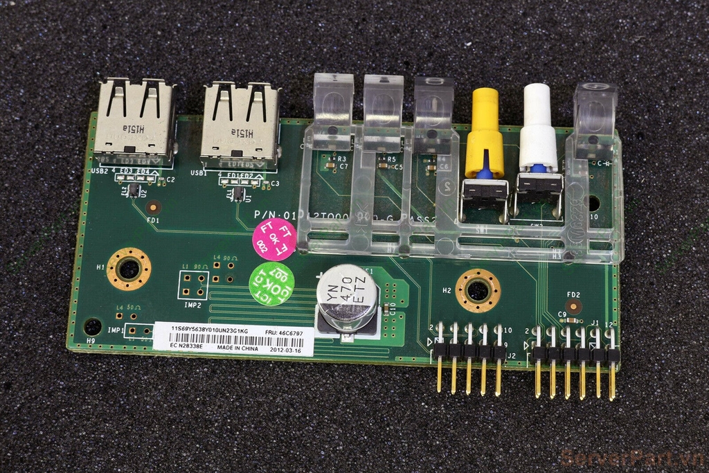 46C6797 Bo mạch công tắc Control Panel IBM x3250 m3 Operator informati ...