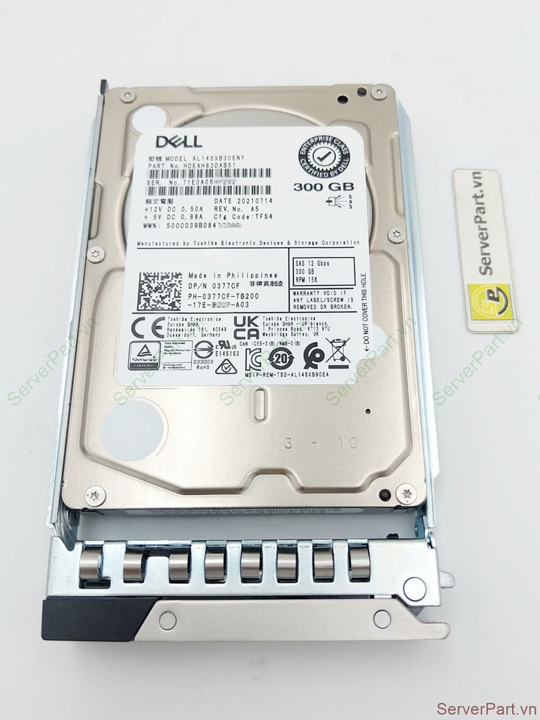 Ổ cứng HDD SAS Dell 300Gb 15K 2.5