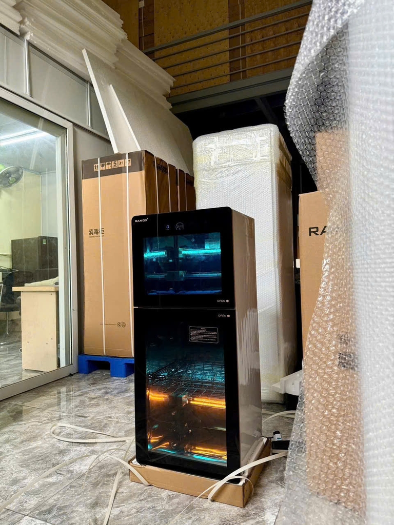 Tủ sấy bát Ranox 138L cao cấp công nghệ Hàn Quốc cảm ứng ...