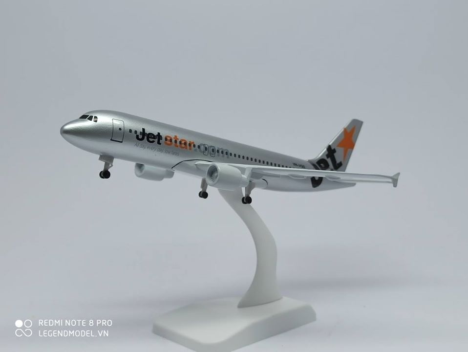 Mô hình Máy bay Jetstar Pacific Airbus A320 20cm Giá Rẻ Chính Hãng