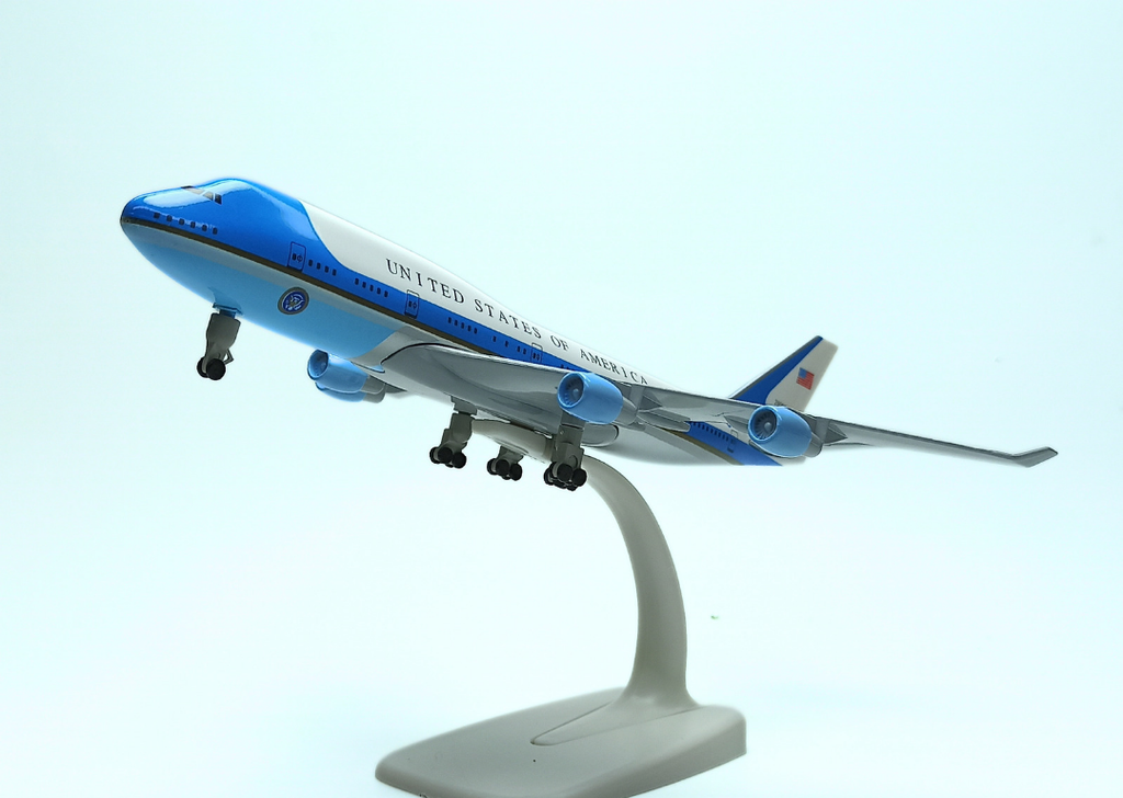 Máy bay mô hình Air Force One Tổng thống Mỹ  Hồng  Blue Mô Hình
