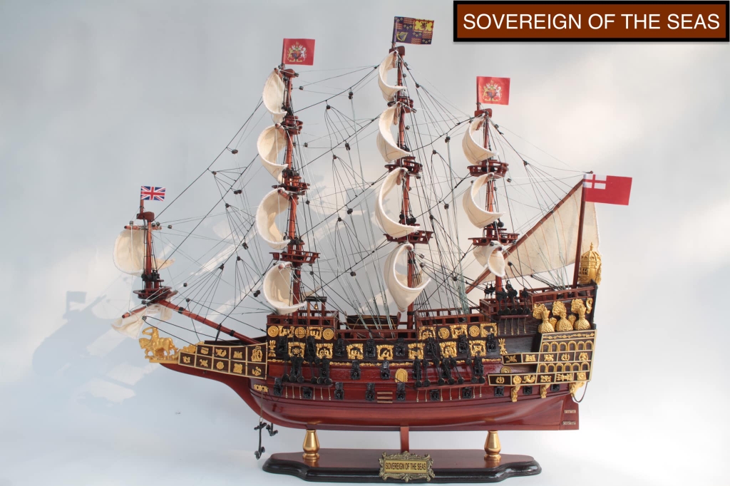 Mô hình Thuyền buồm Sovereign Of the Seas Legend Model Mô Hình Thuyền Buồm Sovereign Of The Seas Legend Model