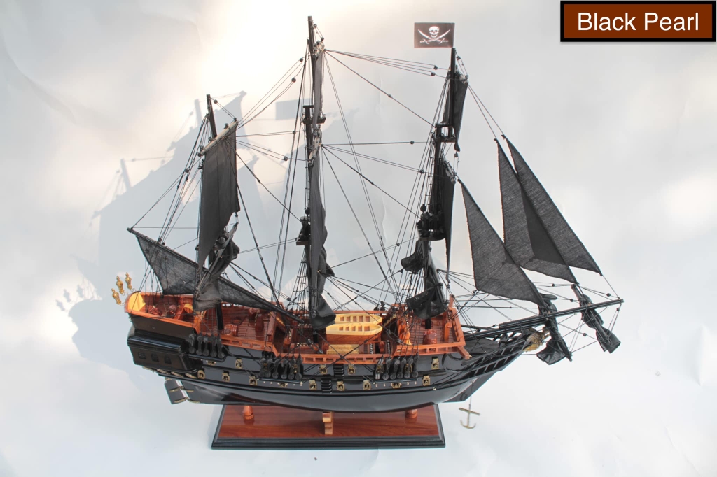 Mô Hình Kim Loại Lắp Ráp 3D Piececool The Black Pearl HP044S  ArtPuzzlevn