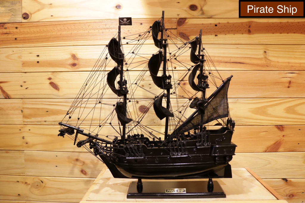 Mô hình Thuyền gỗ PIRATE SHIP CARRIBEAN  Mohinhthuyenbuom