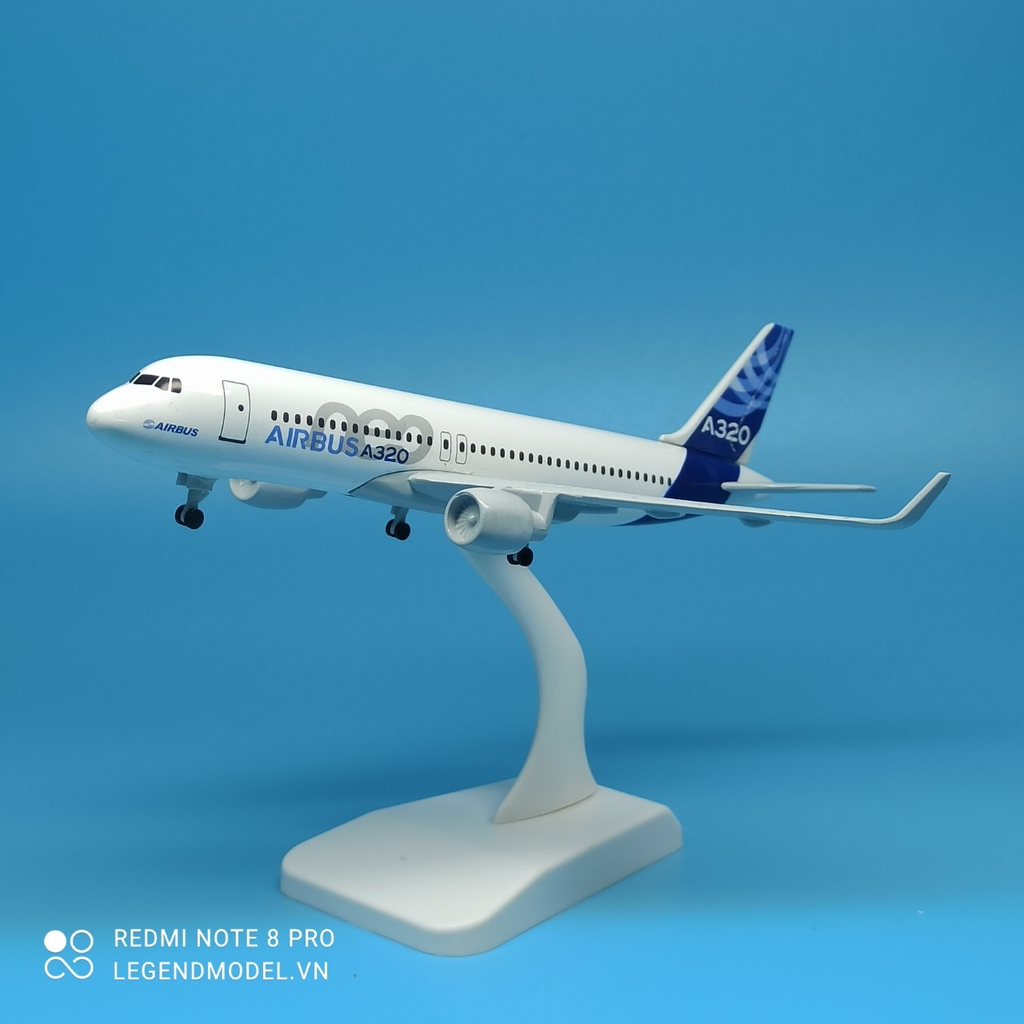 Mô hình máy bay Bamboo Airways a320 20cm  CheeryShop