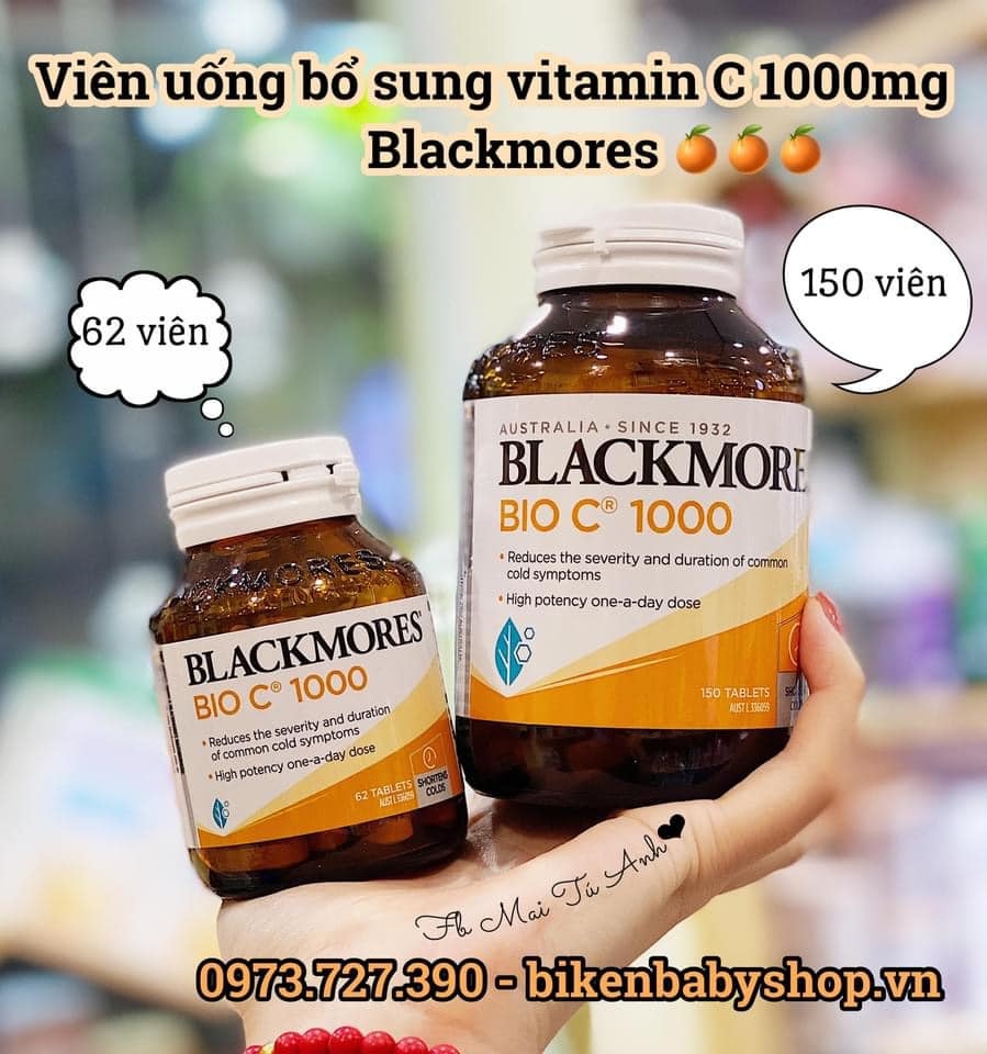 Vitamin C Blackmores Bioc 1000 150 Vien Vitamin C Blackmores Bioc 1000 150 Vien