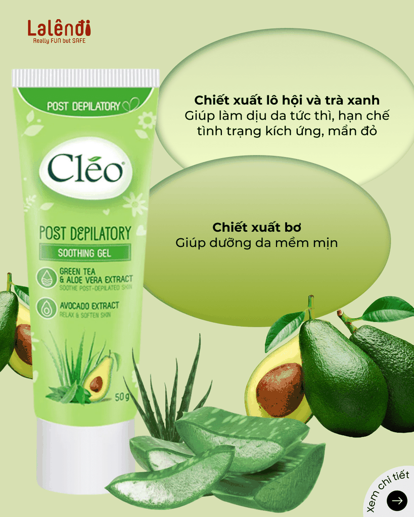 Kem dịu da Cleo Xanh Bơ