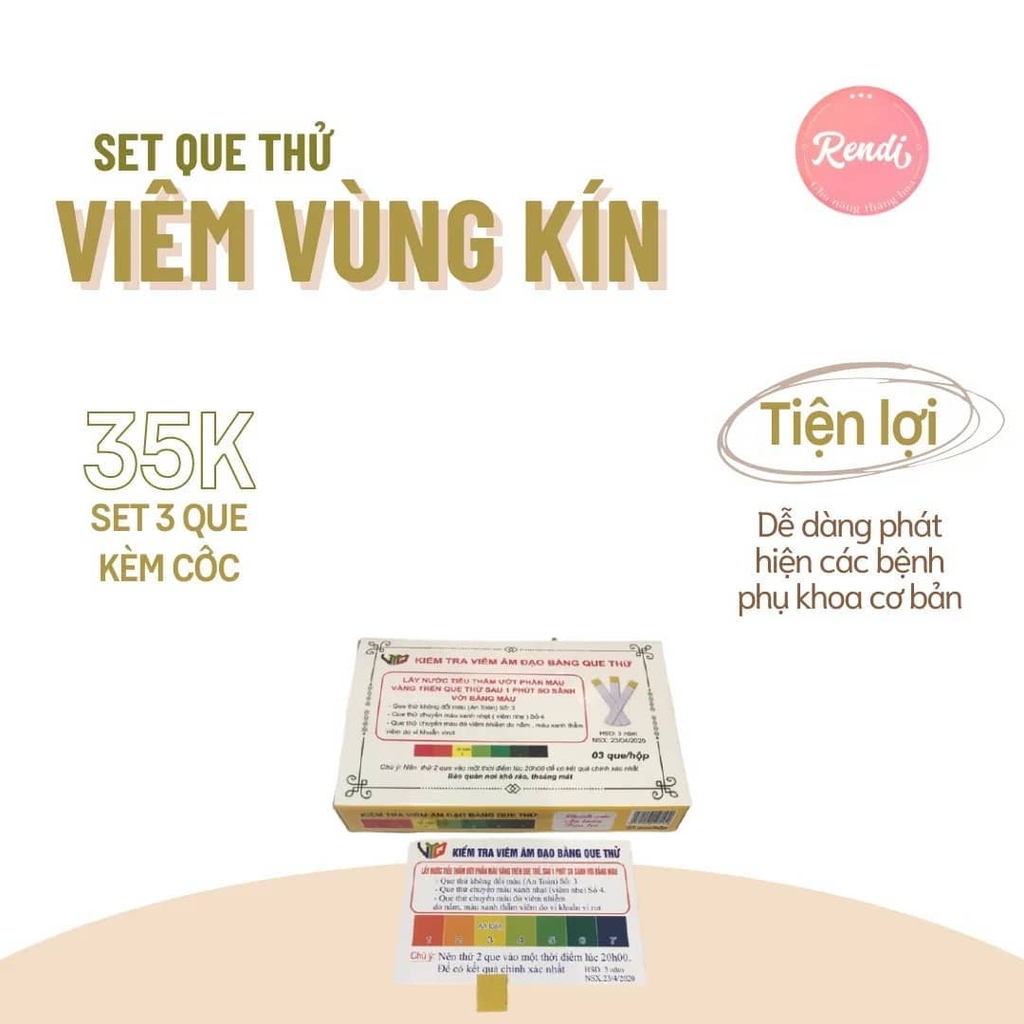 Que thử viêm (set 3c)