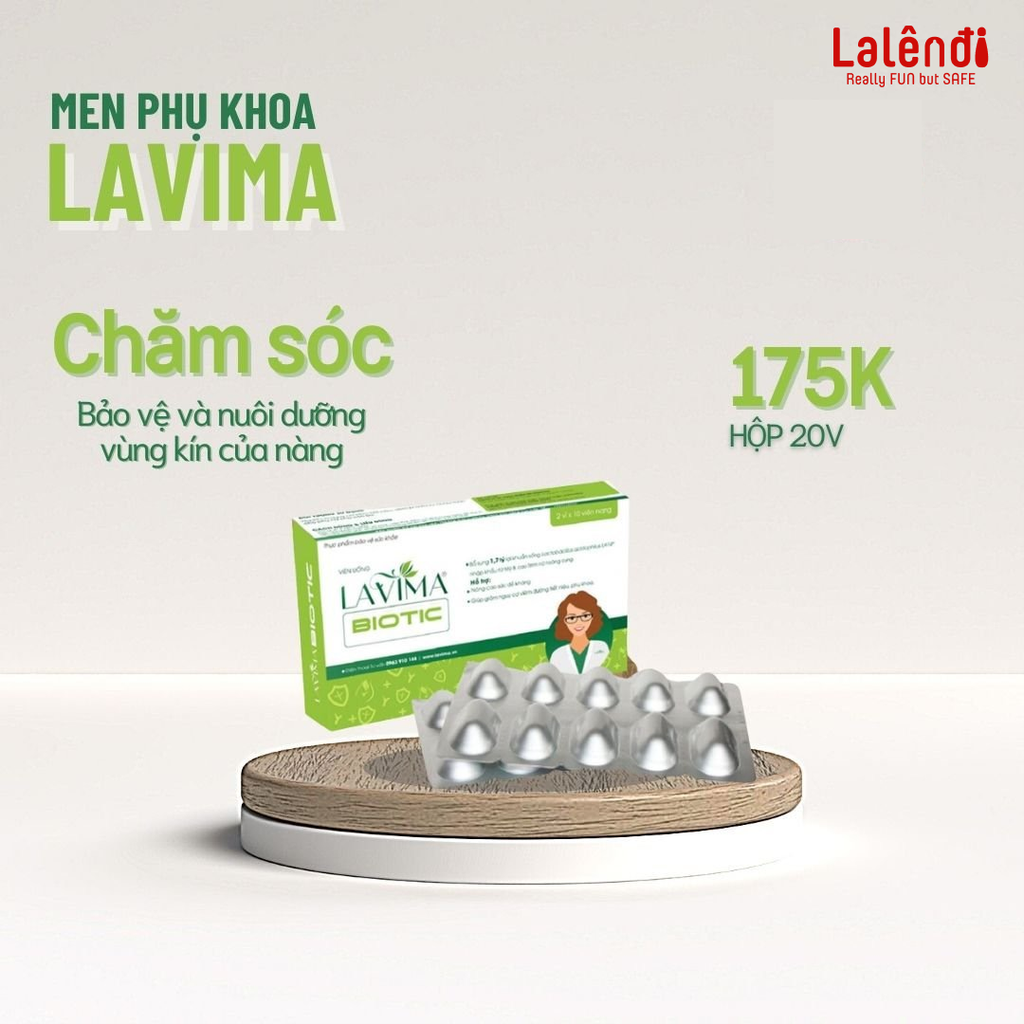 Men uống vi sinh cho phái nữ Lavima Biotic