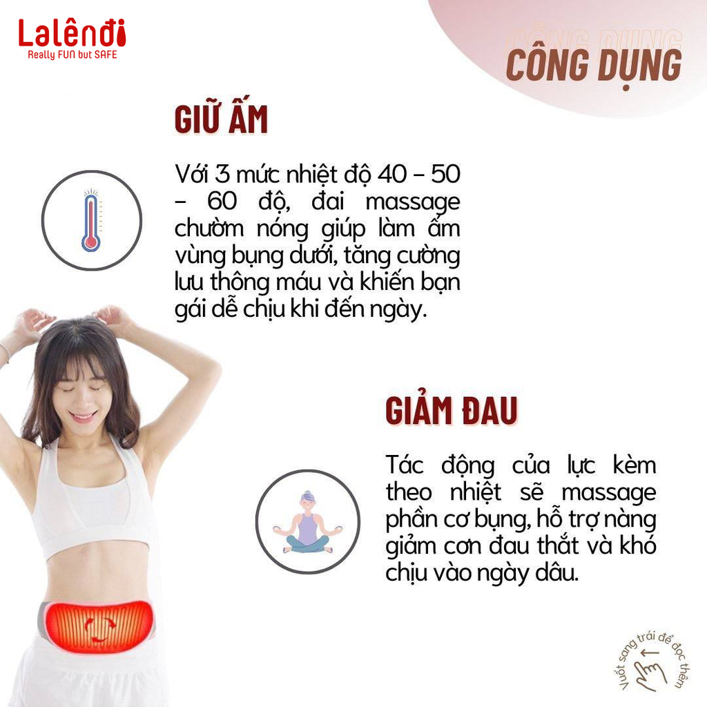 Đai Massage Chườm Nóng